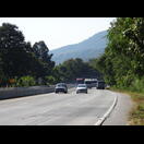 Den LKW vor ihr hat Dagmar kurz darauf (auf dem Seitenstreifen) überholt